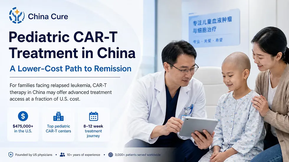 Pediatric CAR-T Therapy for Children with Advanced Leukemia Treatment