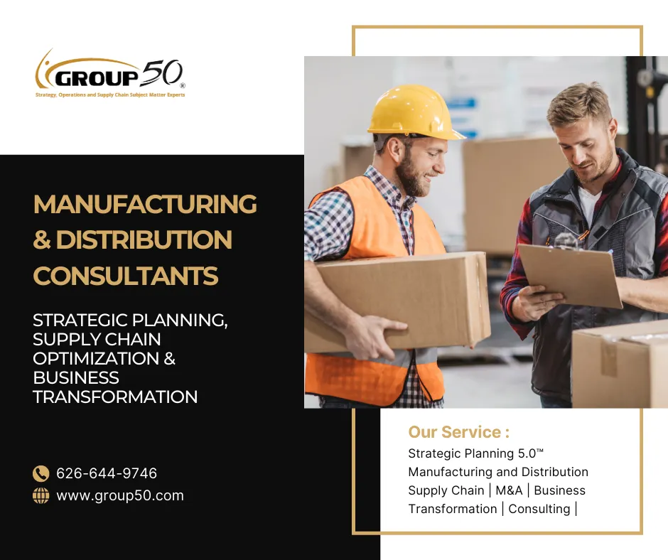 Manufacturing & Distribution Consultants: Optimizing Supply Chains for Business Growth