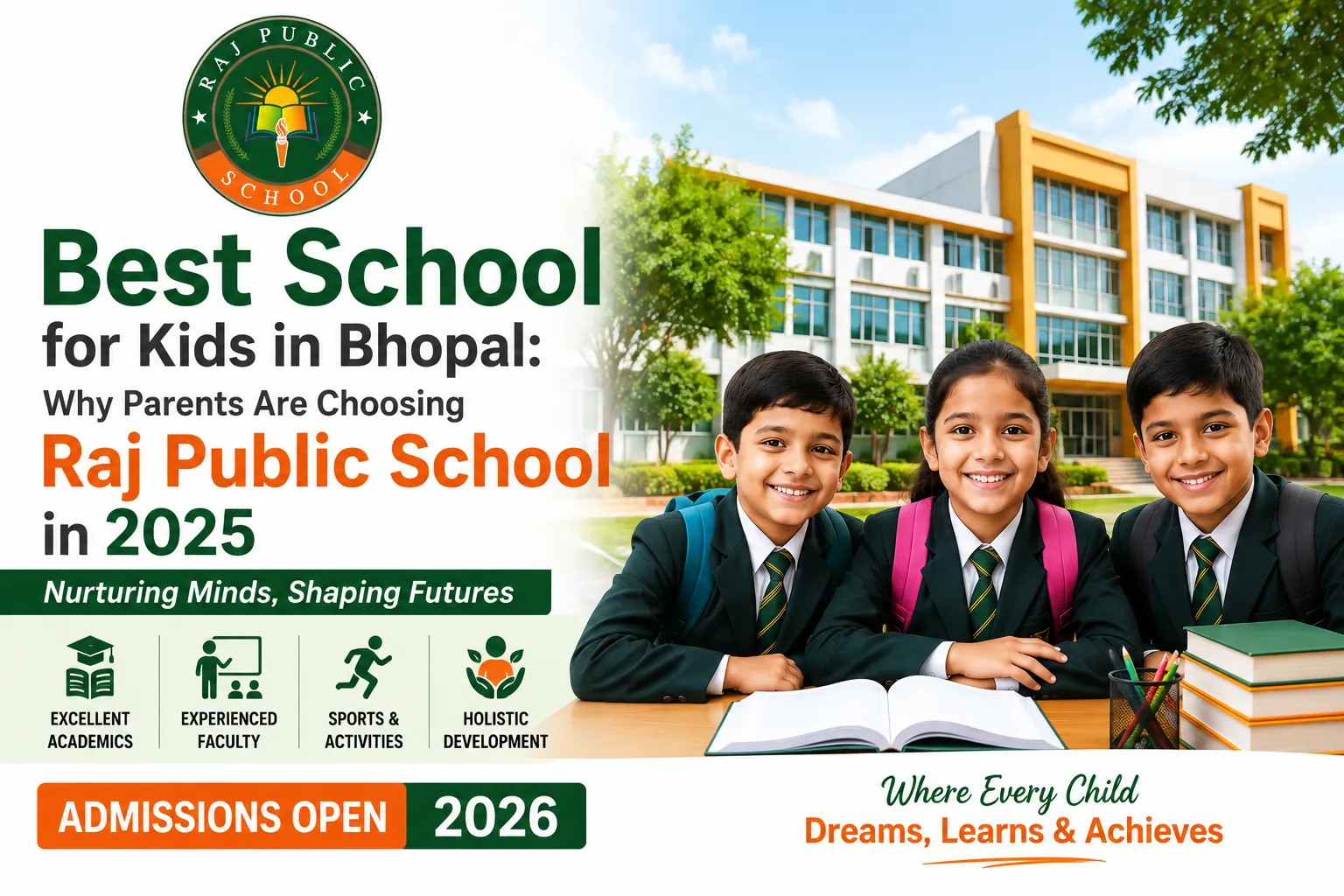 Best School for Kids in Bhopal: Why Parents Are Choosing Raj Public School in 2026