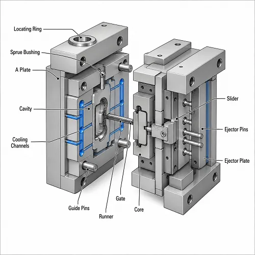 Why Mold Structure Matters Before Injection Mold Manufacturing