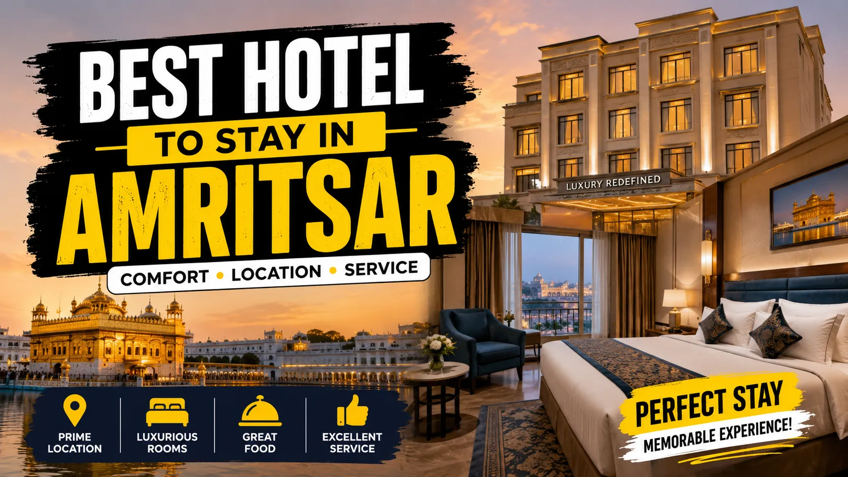 Popular Hotel to Stay in Amritsar Near Shopping and Food Areas