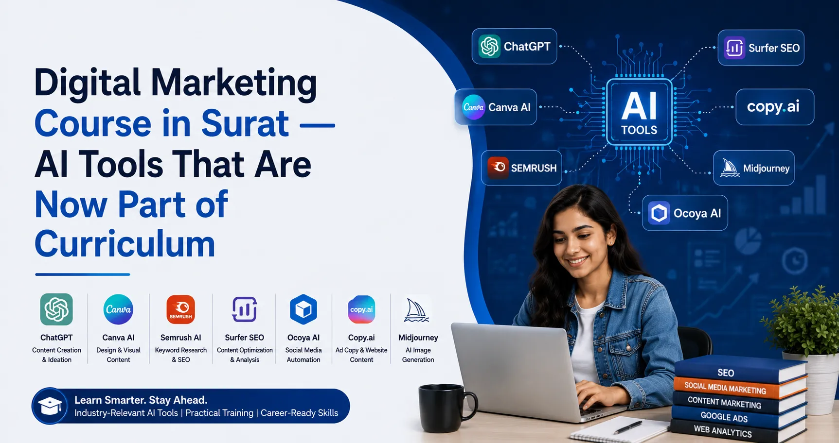Digital Marketing Course in Surat — AI Tools That Are Now Part of Curriculum
