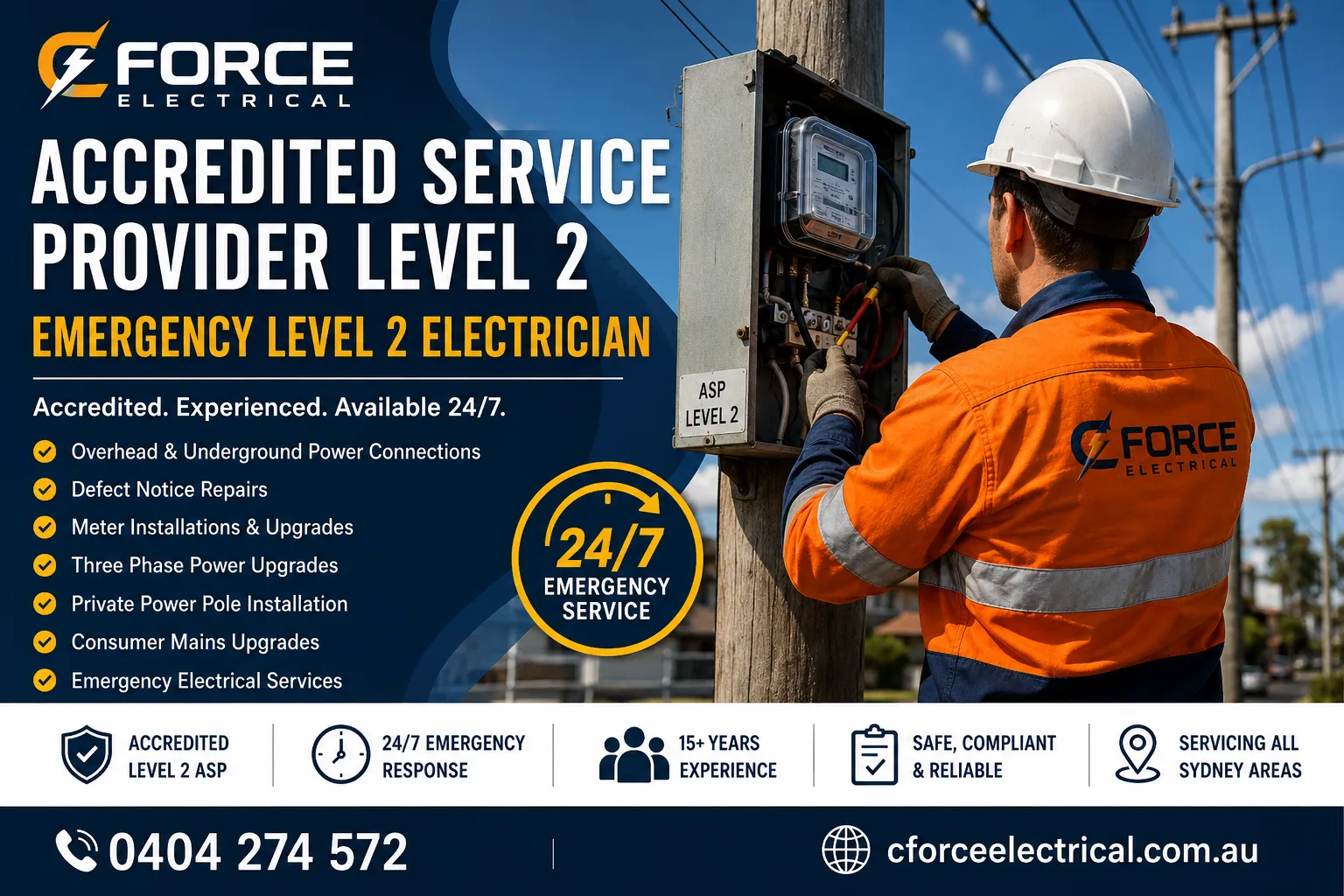 Emergency Level 2 Electrician in Sydney: Fast, Accredited Electrical Support When You Need It Most