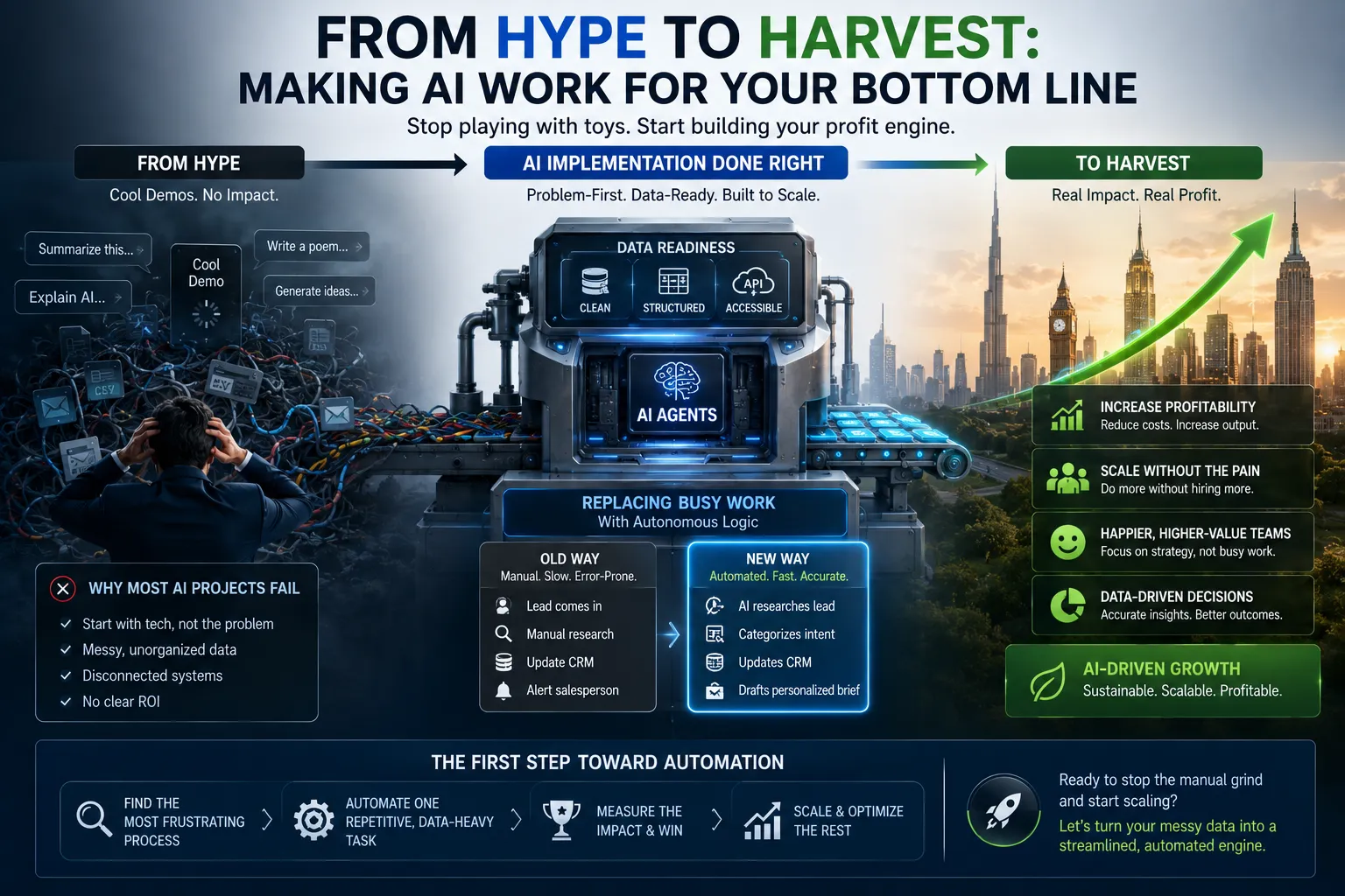 From Hype to Harvest: Making AI Work for Your Bottom Line