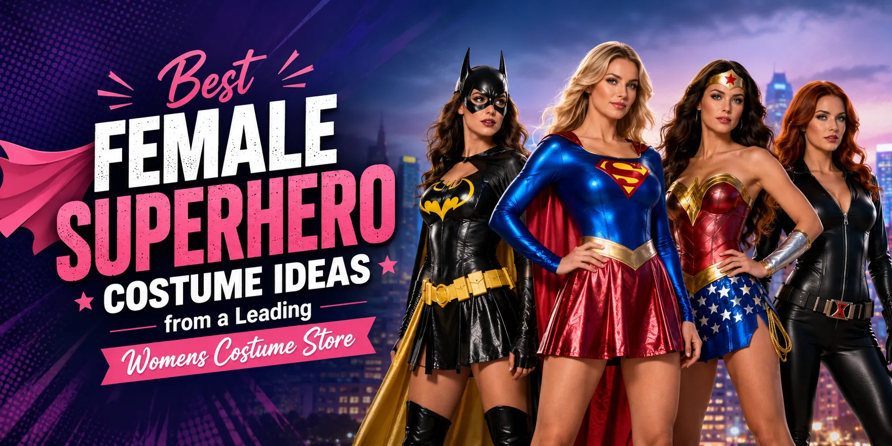 Best Female Superhero Costume Ideas from a Leading Womens Costume Store