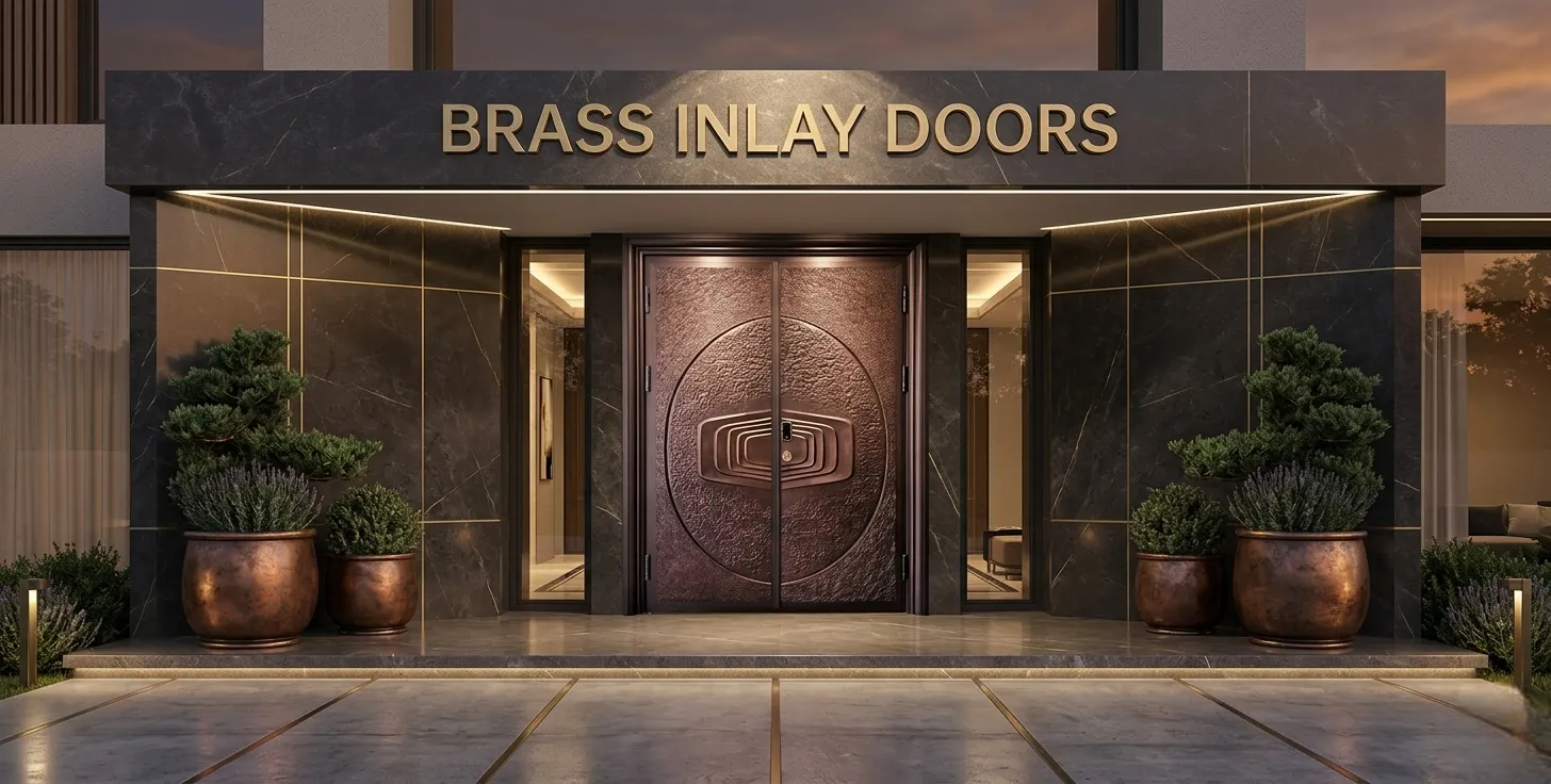 Why Brass Inlay Doors Are the First Choice for Premium Interiors?