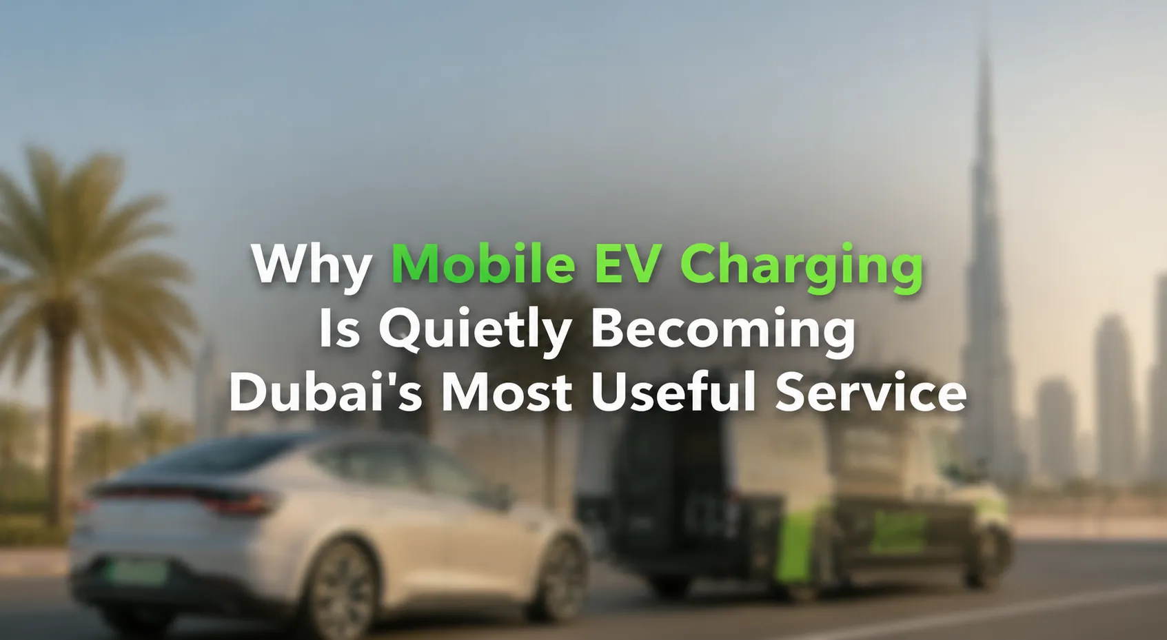 Why Mobile EV Charging Is Quietly Becoming Dubai's Most Useful Service