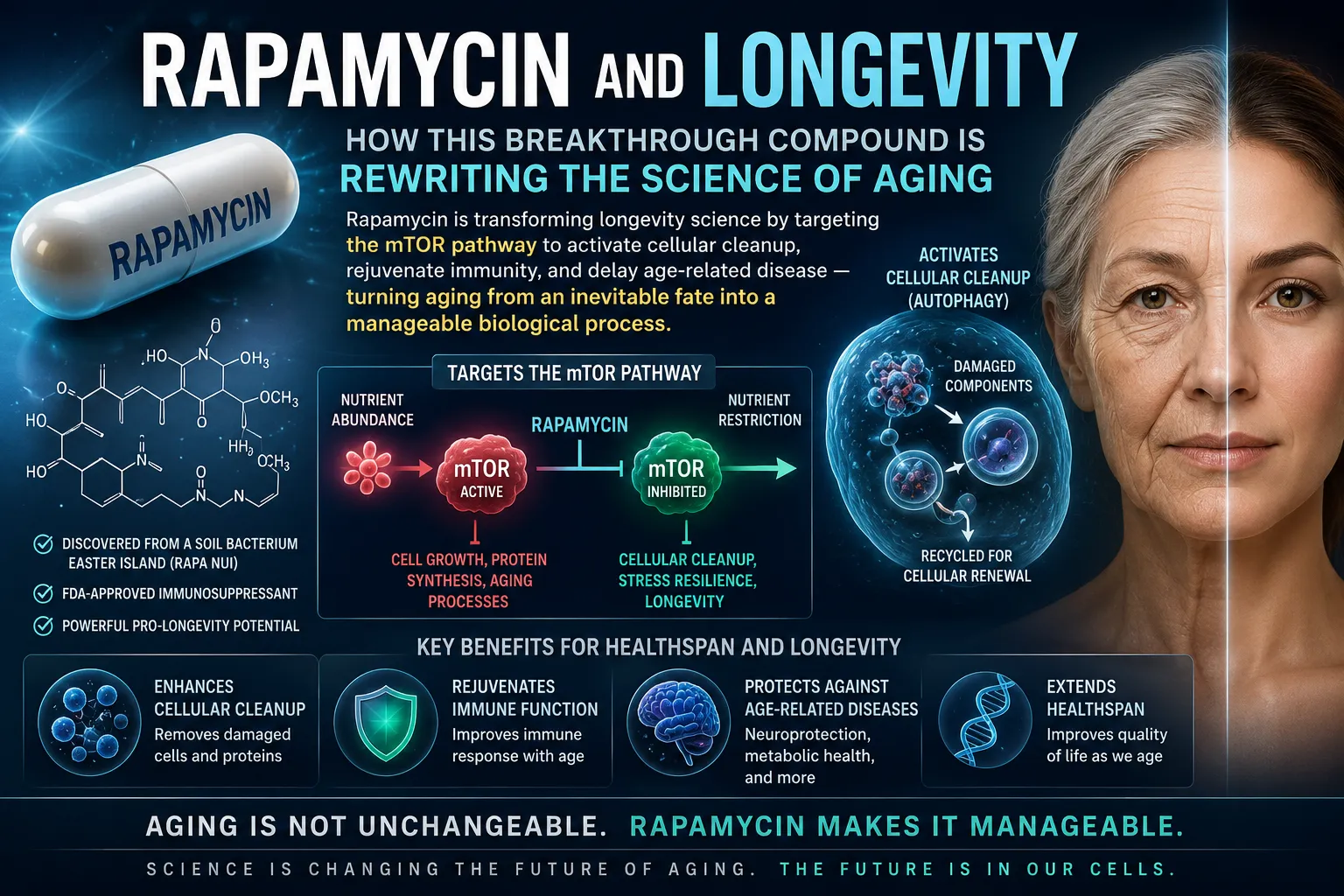Rapamycin: The Science-Backed Longevity Breakthrough That Could Change How We Age Forever