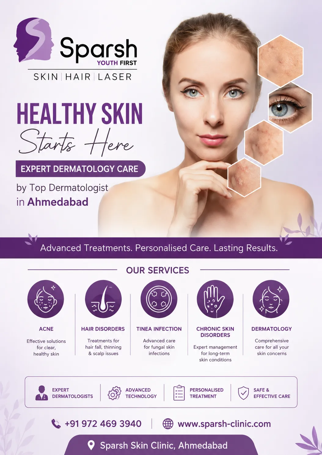 Best Dermatologist in Ahmedabad for Acne, Pigmentation & Hair Fall