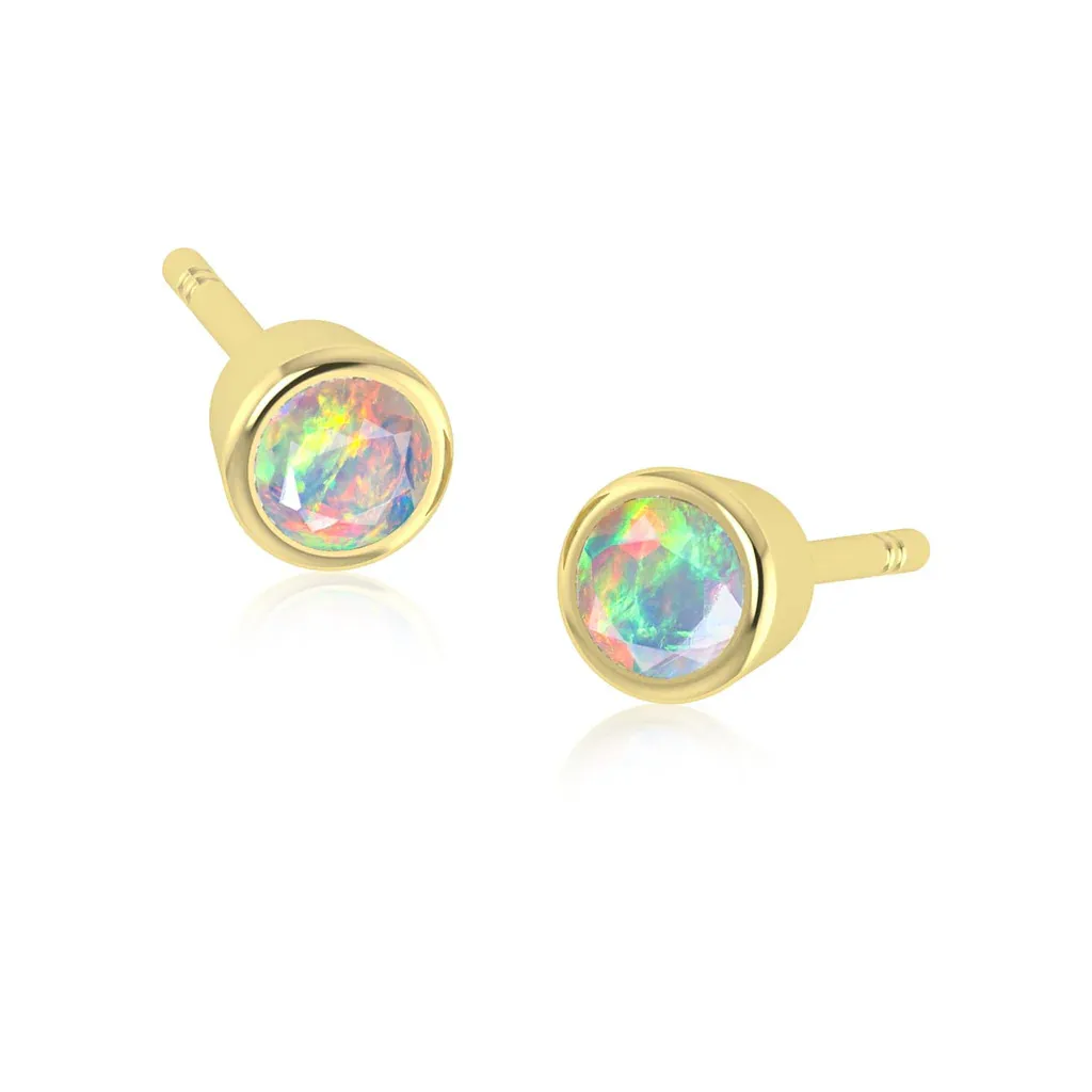 Opal Earrings: The One Gemstone That Carries the Whole Rainbow