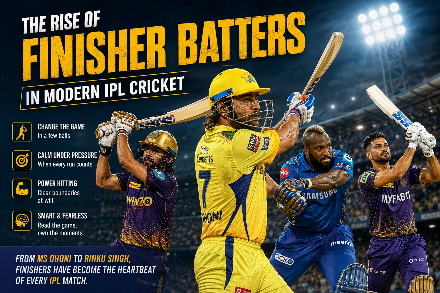 The Rise of Finisher Batters in Modern IPL Cricket