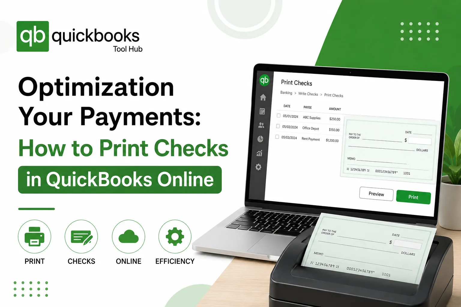 Optimization Your Payments: How to Print Checks in QuickBooks Online