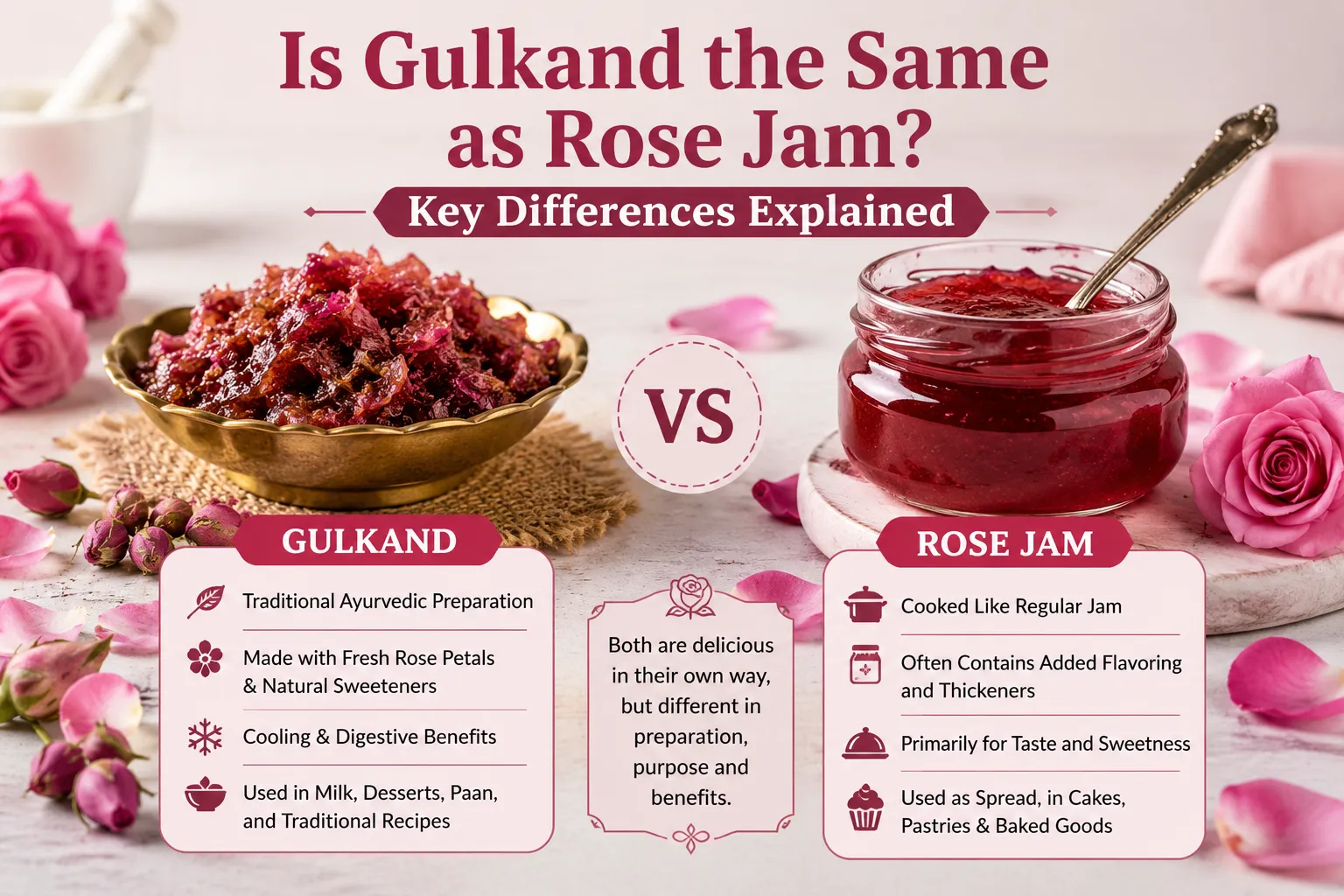 Is Gulkand the Same as Rose Jam? Key Differences Explained
