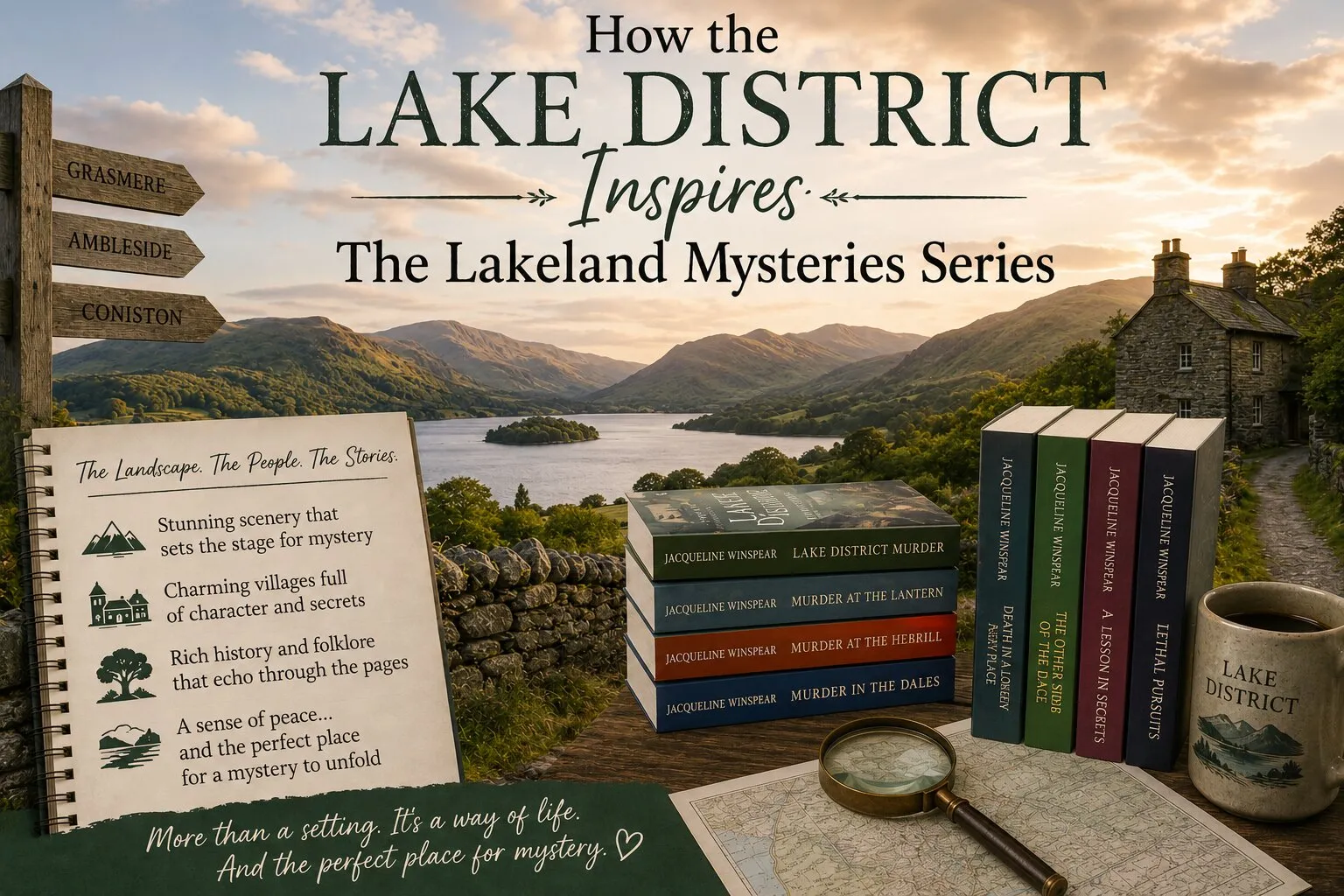 How the Lake District Inspires the Lakeland Mysteries Series?