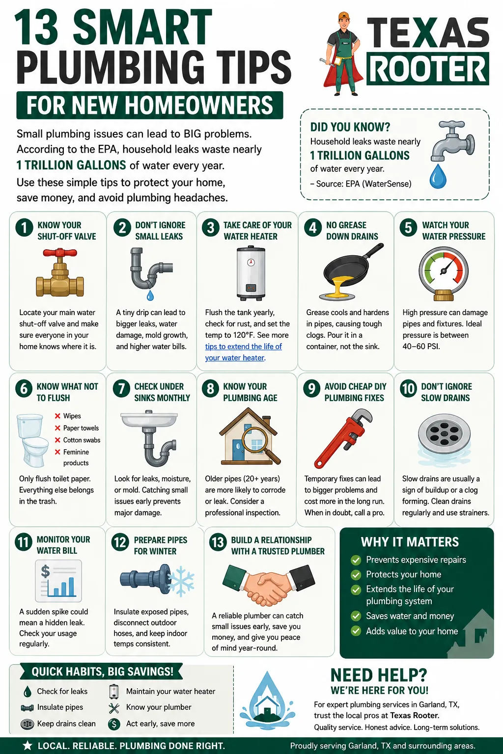 13 Smart Plumbing Tips for New Homeowners