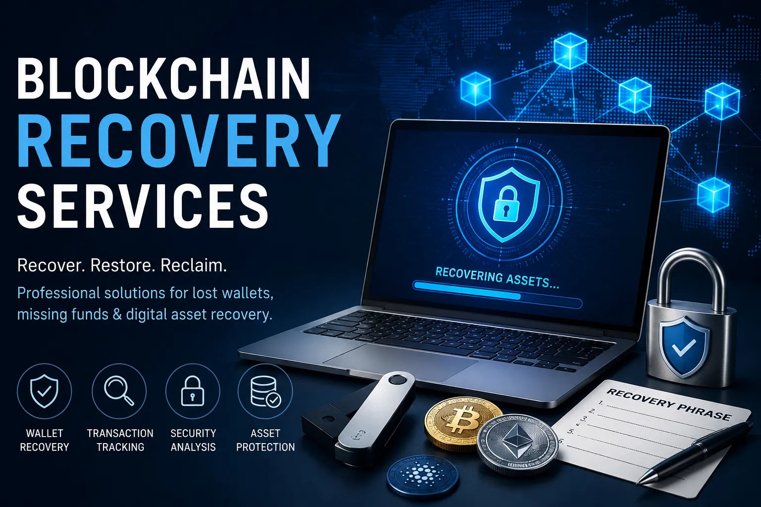 Blockchain Recovery Services: A Practical Guide to Securing Digital Assets
