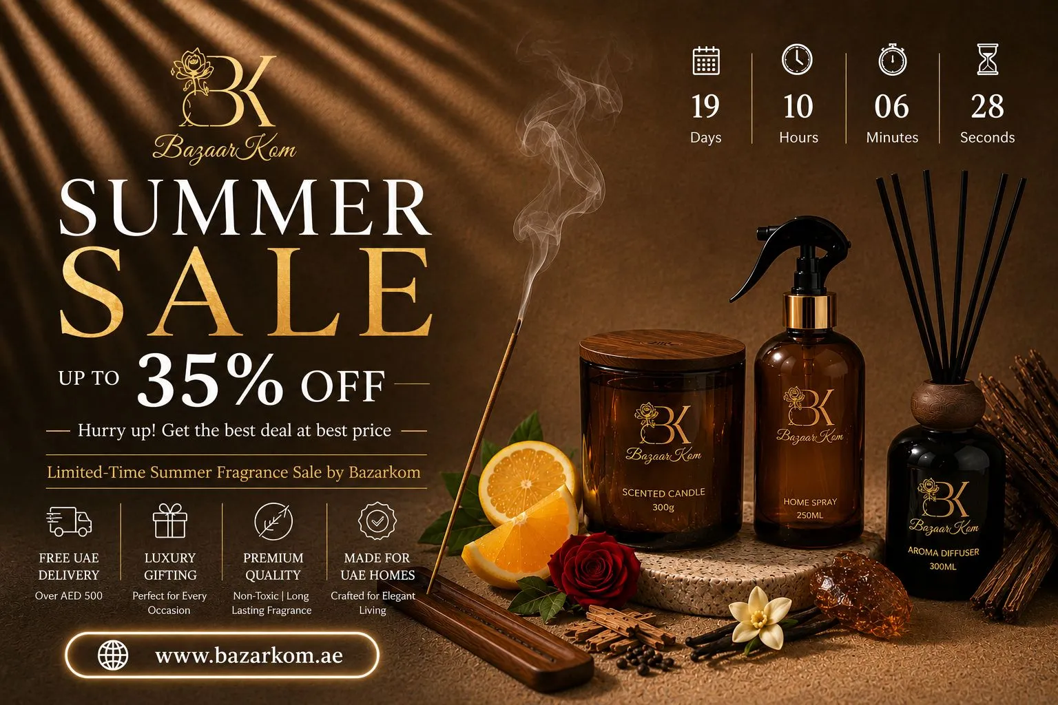 Why Summer Home Fragrances Matter More in UAE Homes