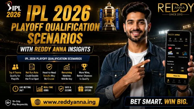 IPL 2026 Playoff Qualification Scenarios with Reddy Anna Insights