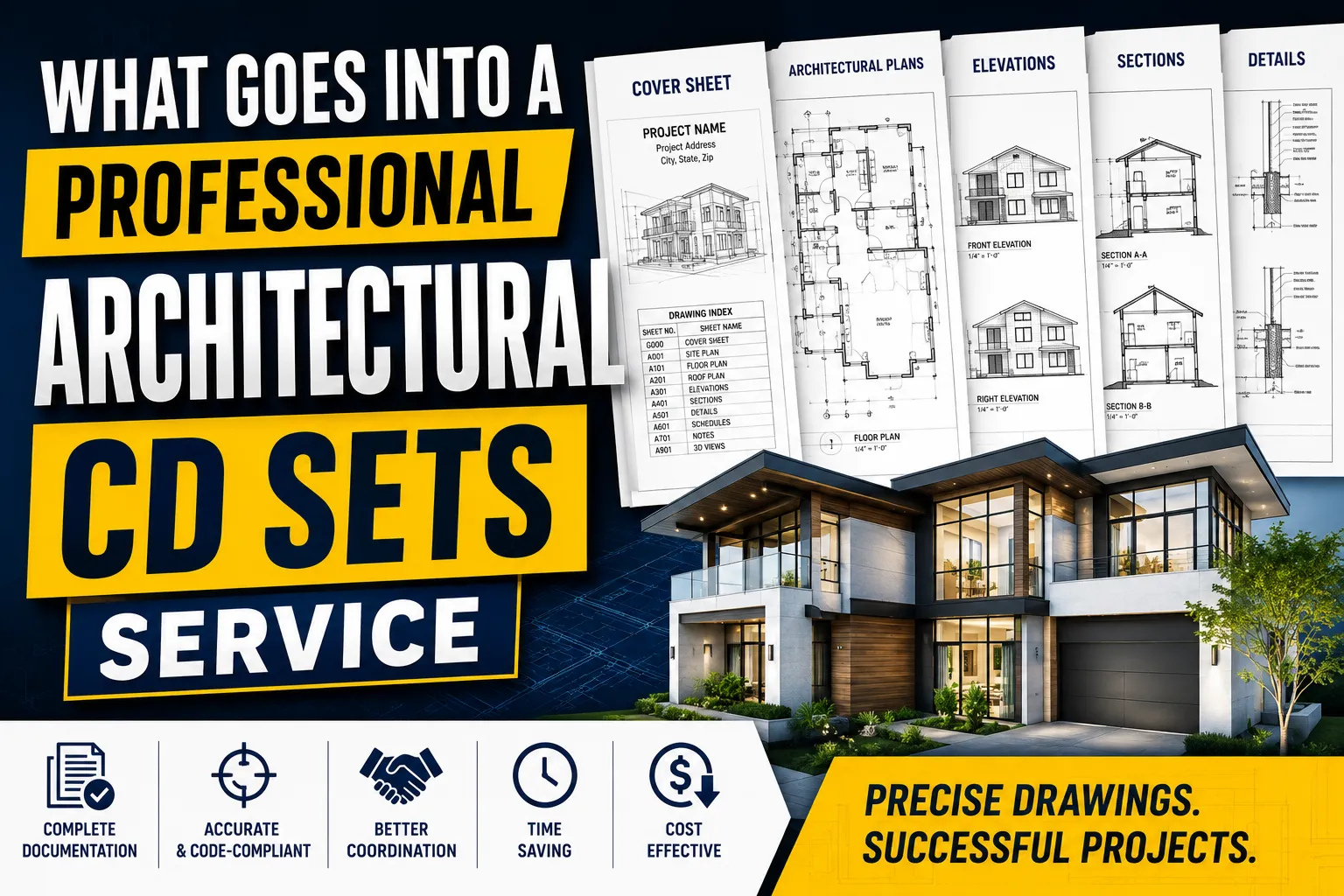 What Goes Into a Professional Architectural CD Sets Service?