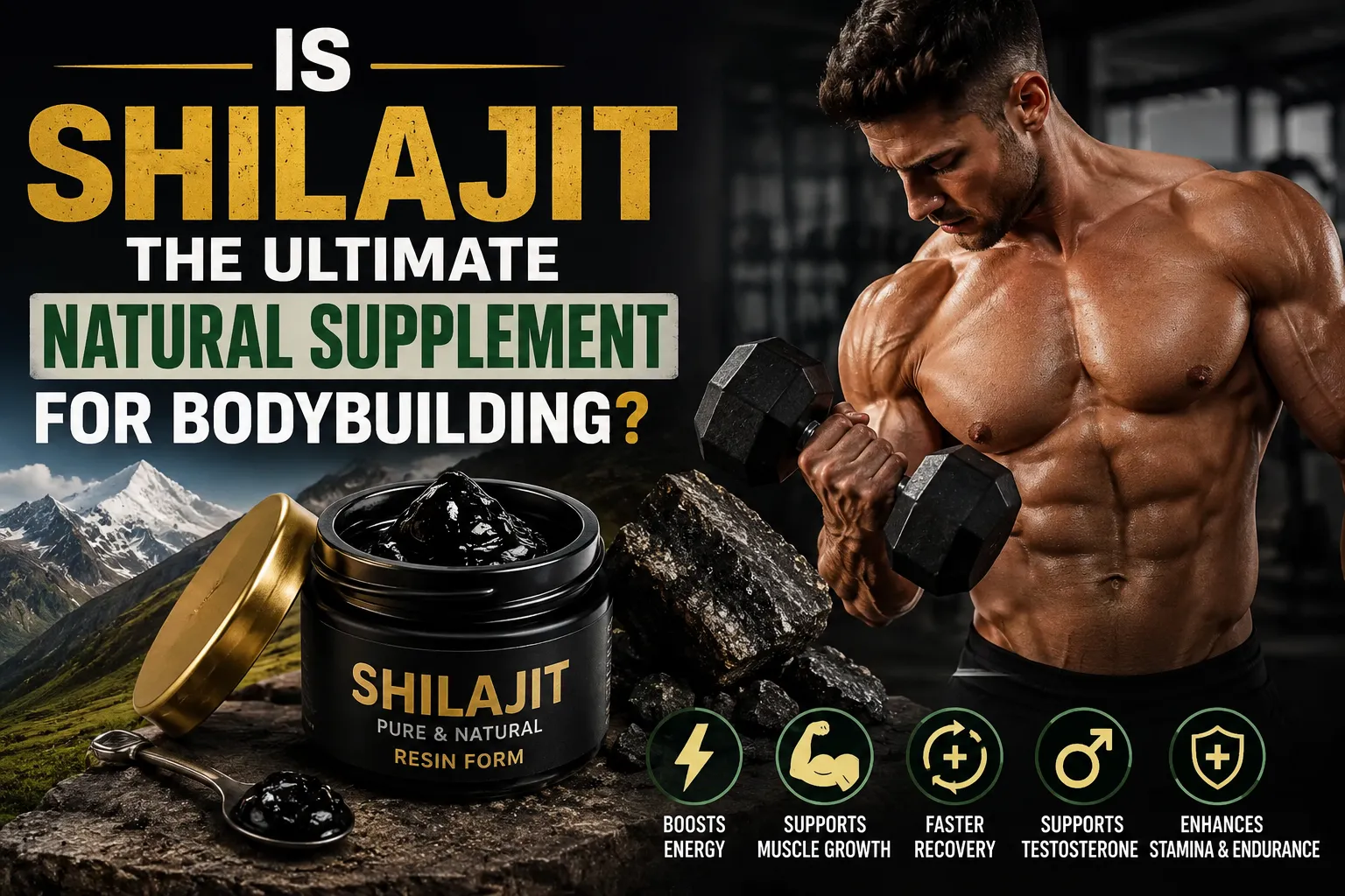Is Shilajit the Ultimate Natural Supplement for Bodybuilding?