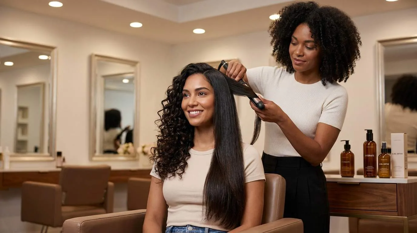 Advanced Curl and Straightening Care for Healthy Hair