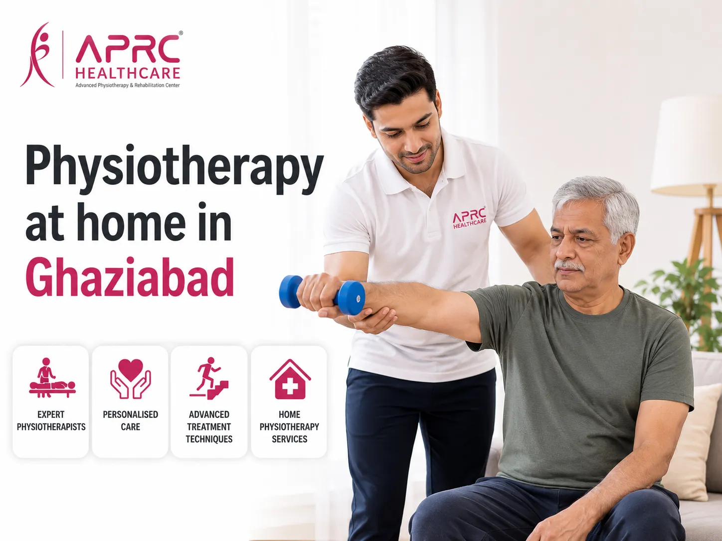Skip the Clinic - Get Physiotherapy at Home in Ghaziabad with APRCHomeCare