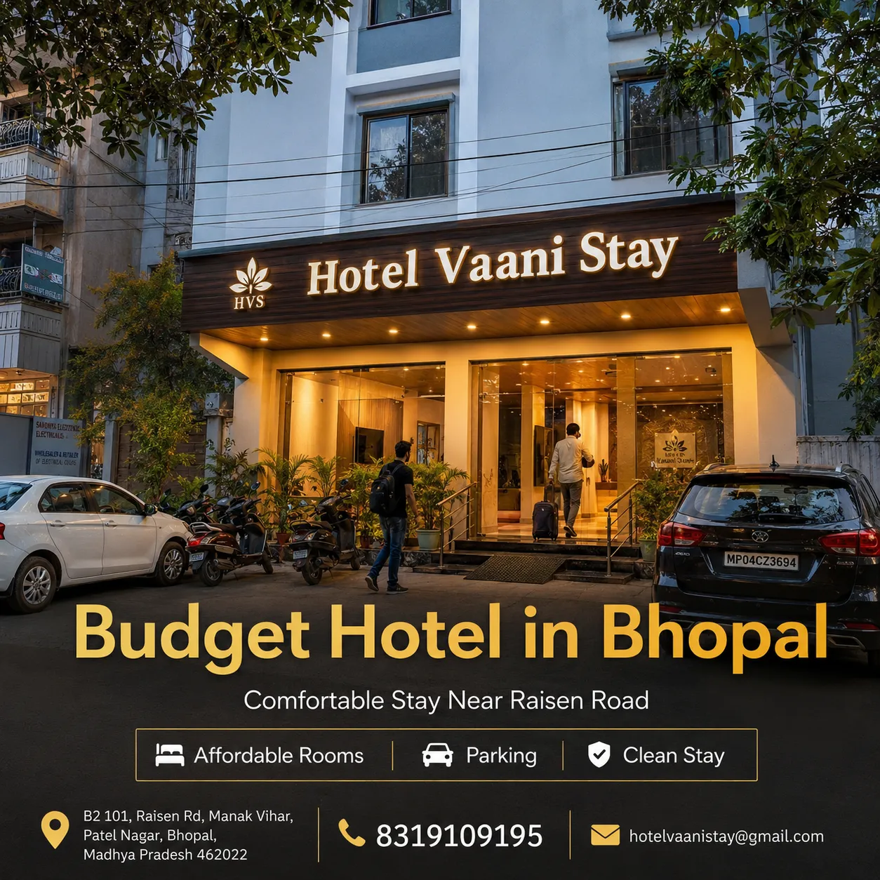 Best Budget Hotel Near Raisen Road Bhopal – Hotel Vaani Stay