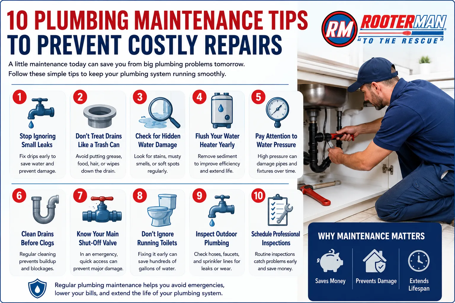 10 Plumbing Maintenance Tips to Prevent Costly Repairs