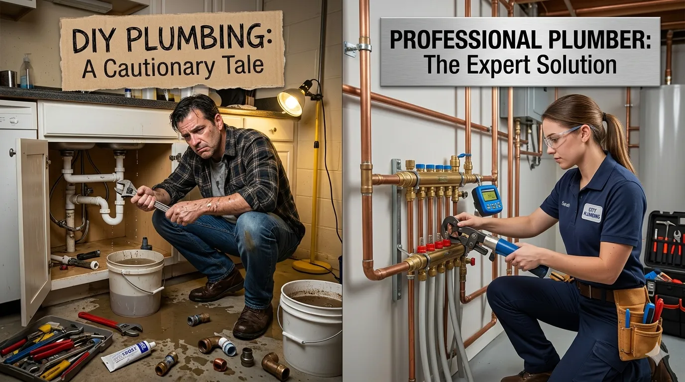 DIY Plumbing vs Professional Plumber: What's Safer in Miami?