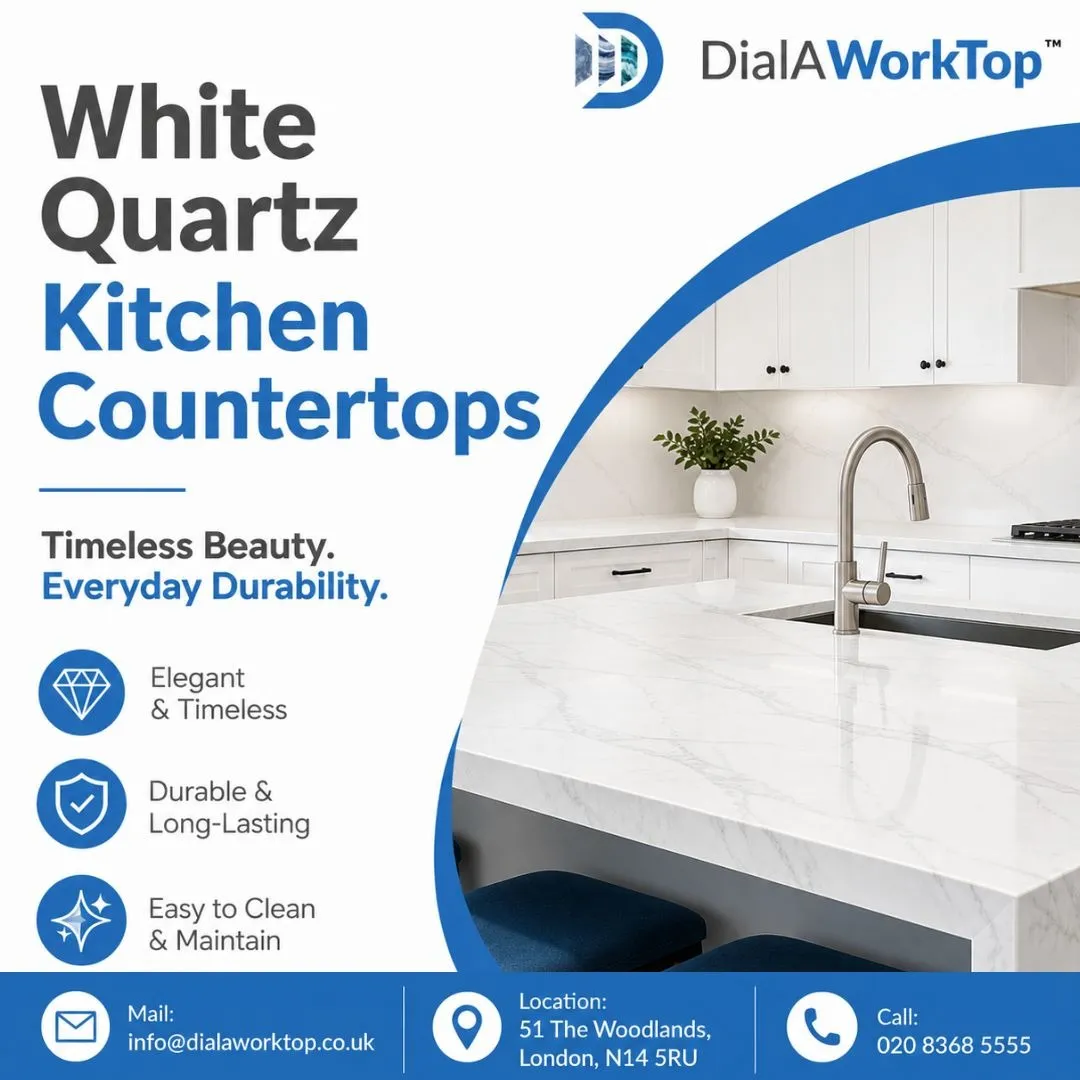 How White Quartz Countertops Add Value to Your Kitchen Renovation