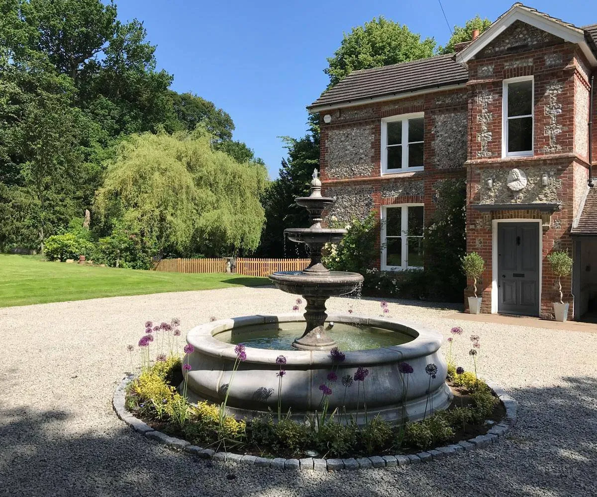 Timeless Appeal of a Stone Water Fountain for Classic Garden Water Features