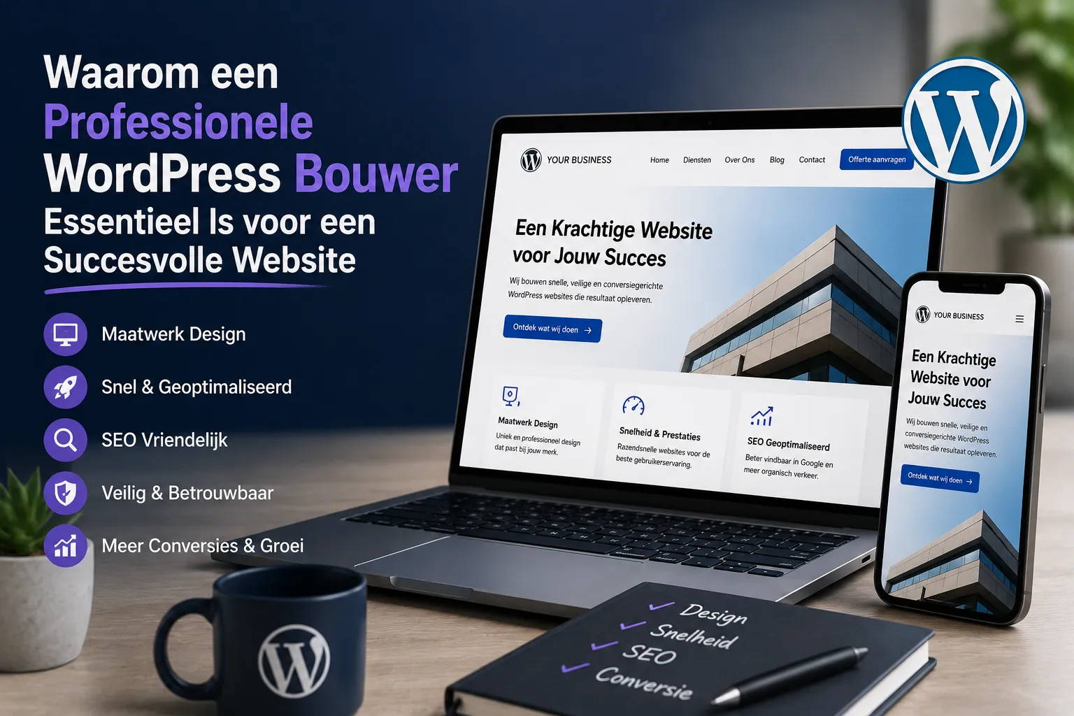 Waarom een Professionele WordPress Bouwer Essentieel Is voor een Succesvolle Website