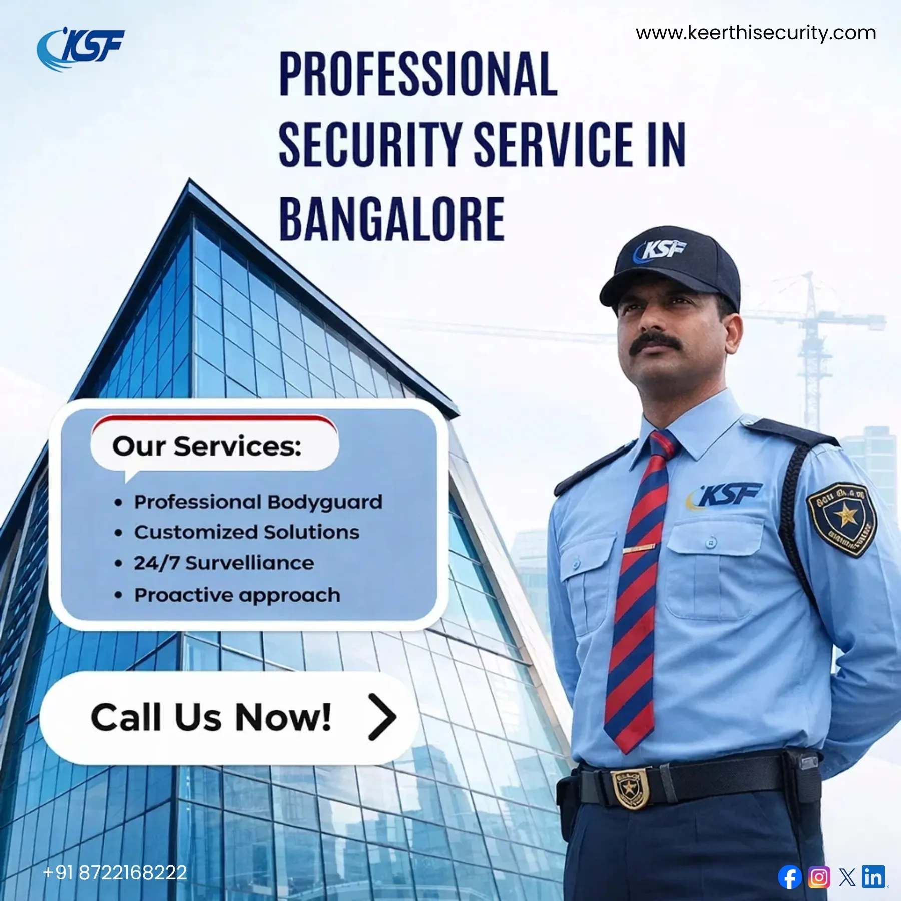 Security Guard Services in Bangalore—Why Businesses Trust Keerthifacility