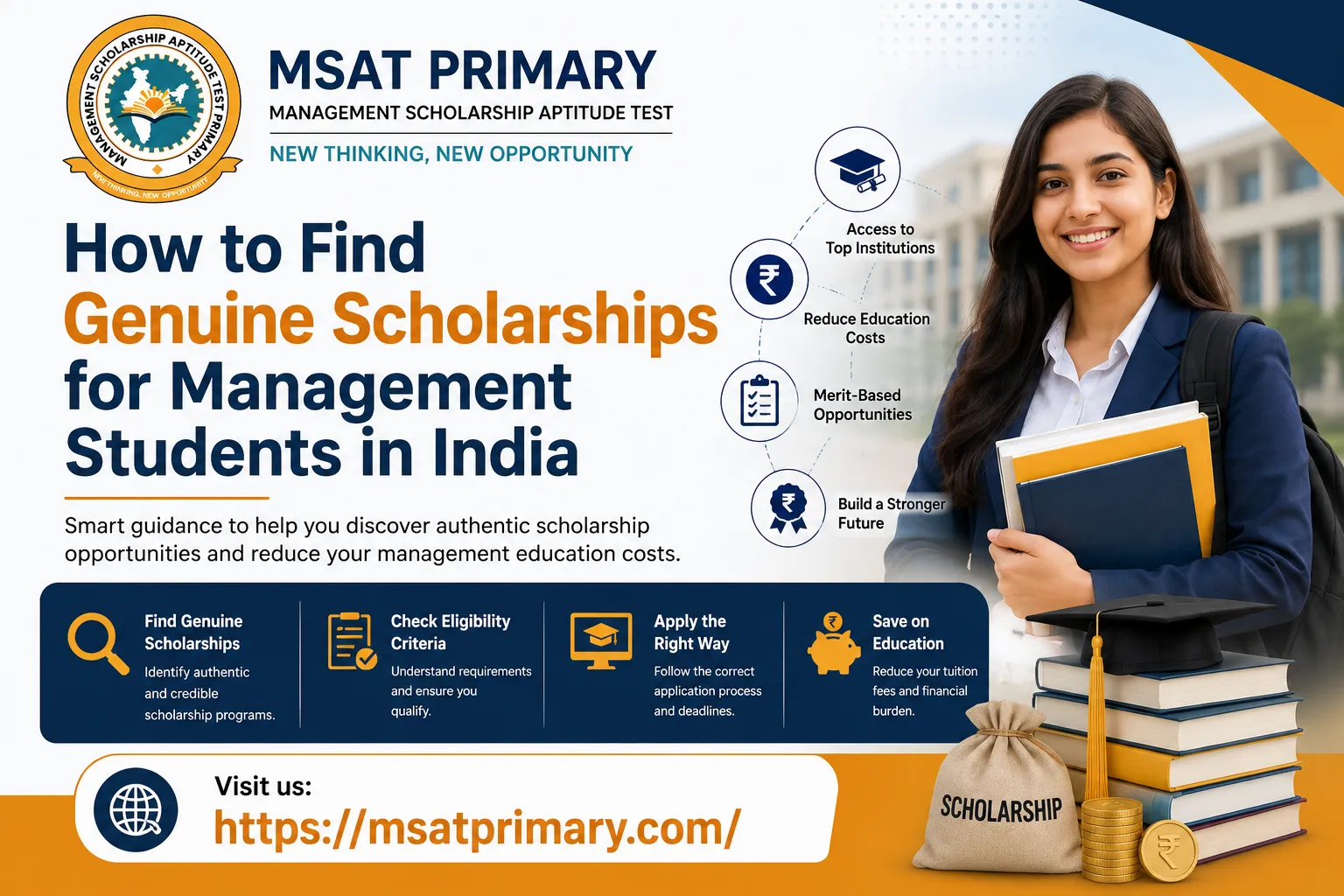 How to Find Genuine Scholarships for Management Students in India