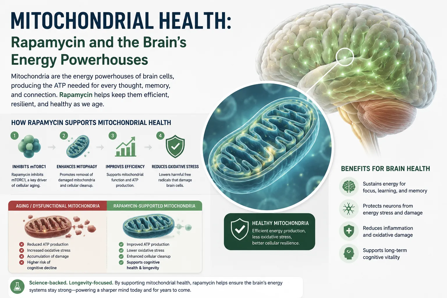 Rapamycin Brain Health Benefits: The Complete 2025 Scientific Guide to Cognitive Longevity