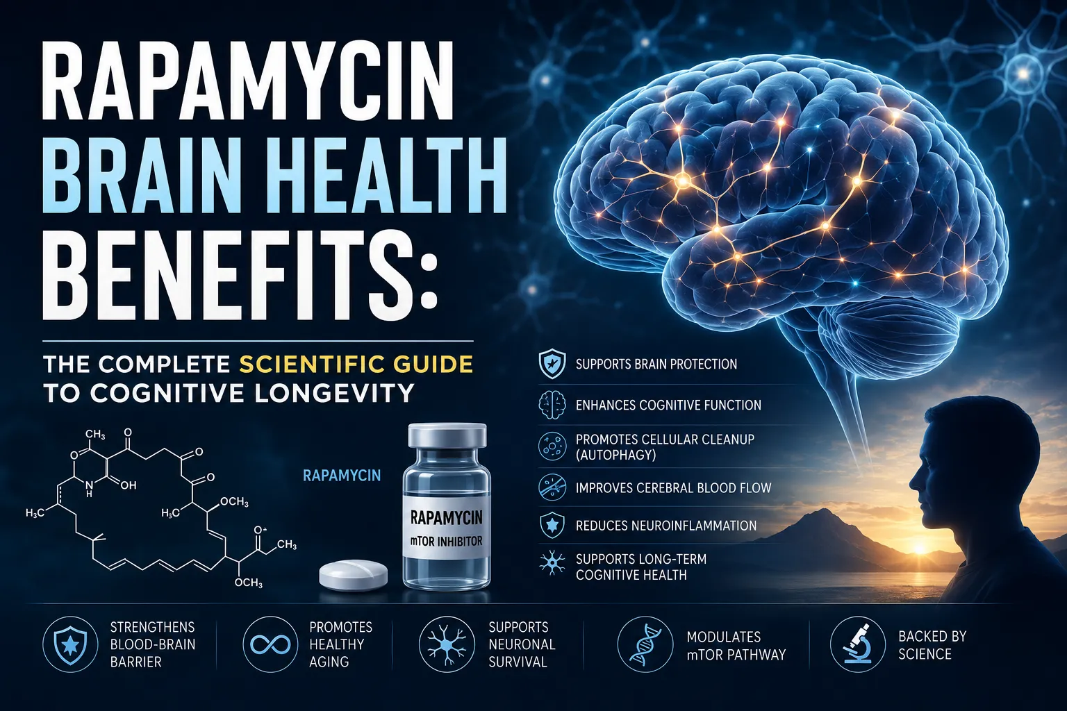 Rapamycin Brain Health Benefits: The Complete 2025 Scientific Guide to Cognitive Longevity