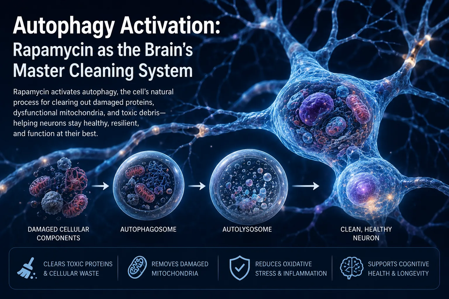 Rapamycin Brain Health Benefits: The Complete 2025 Scientific Guide to Cognitive Longevity