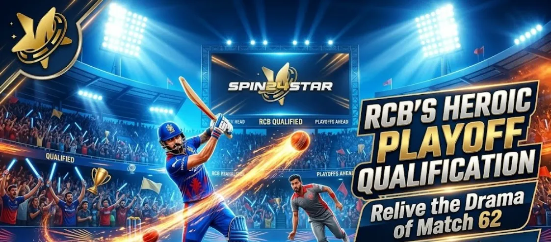 RCB’s Playoff Push & spin24star real time action