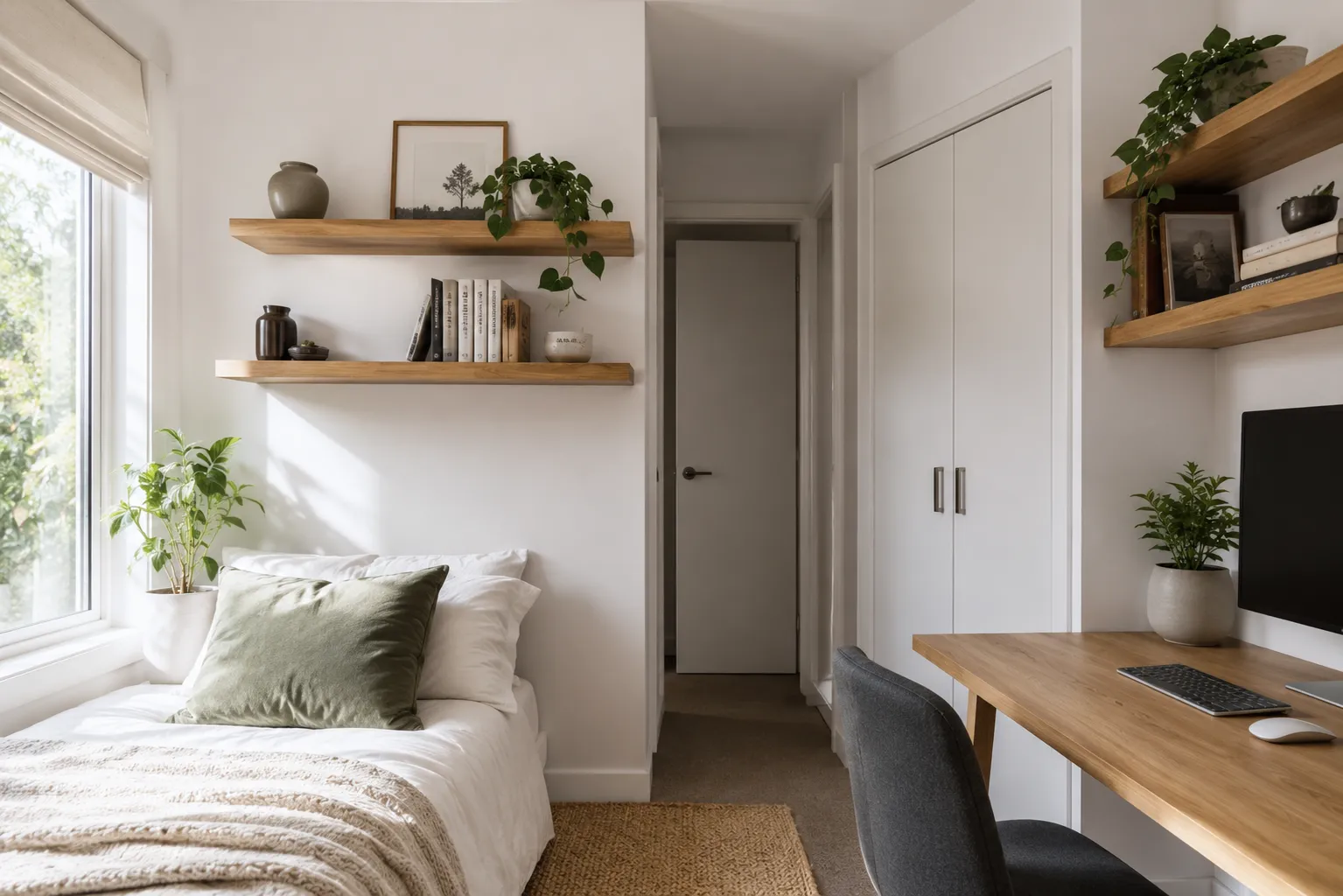 Small Room? These Floating Shelf Ideas Create Extra Space Instantly