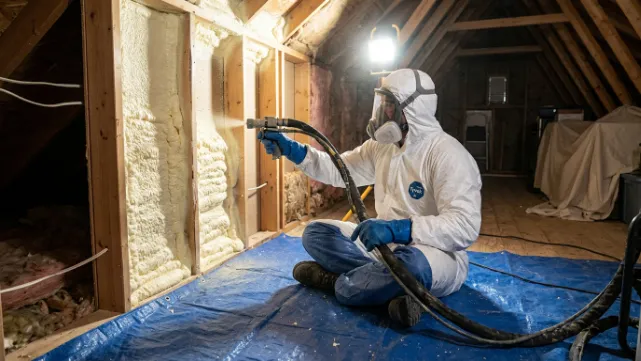 How Do Spray Foam Insulation Services Help Construction Projects in Holley, FL?