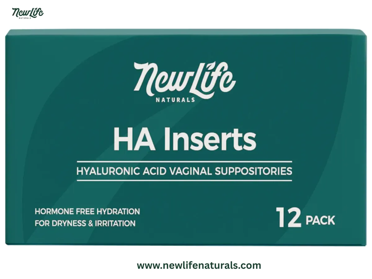 Hyaluronic Acid Vaginal Suppositories for Natural Feminine Moisture & Comfort