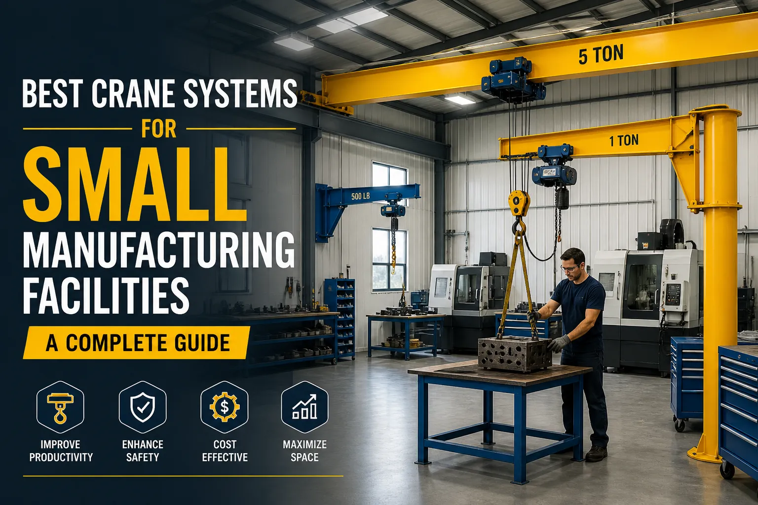 Best Crane Systems for Small Manufacturing Facilities: A Complete Guide