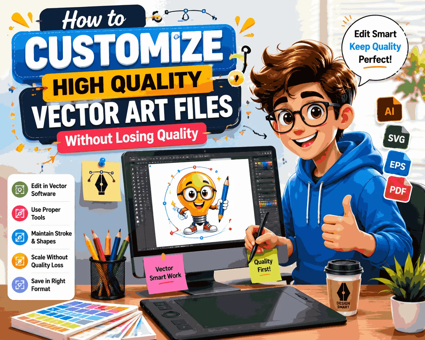 How to Customize High Quality Vector Art Files Without Losing Quality