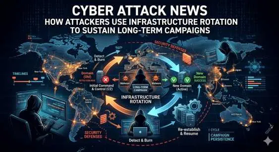 Cyber Attack News: How Attackers Use Infrastructure Rotation to Sustain Long-Term Campaigns