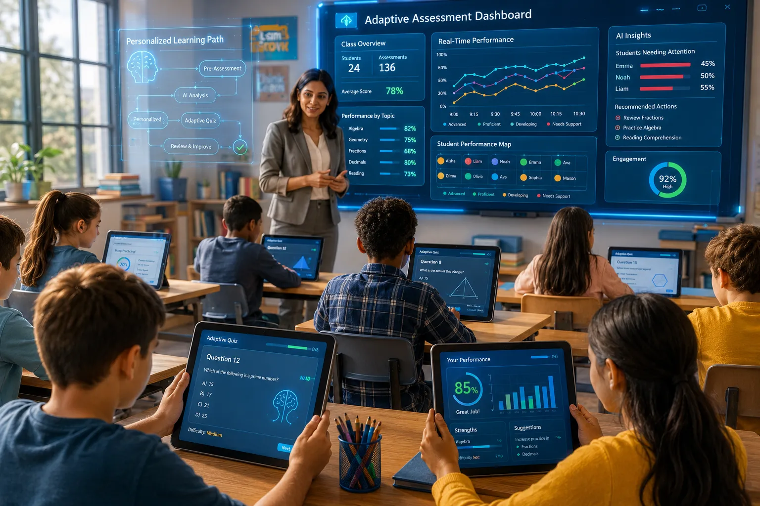 The Impact of Customized Practice Sessions on Student Performance