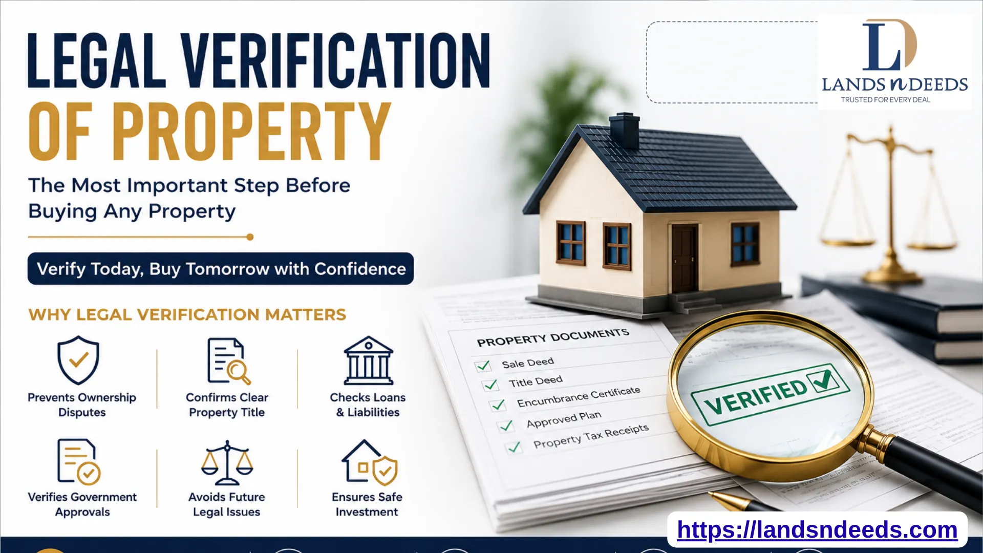 Legal Verification of Property:  The Most Important Step Before Buying Real Estate in India