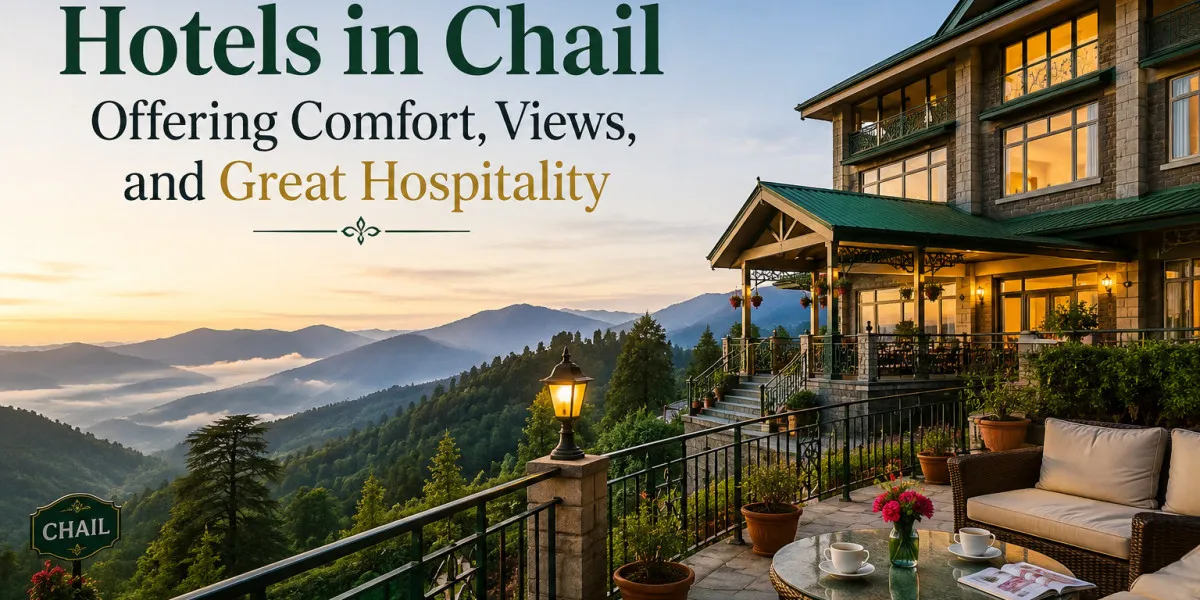 Hotels in Chail Offering Comfort, Views, and Great Hospitality