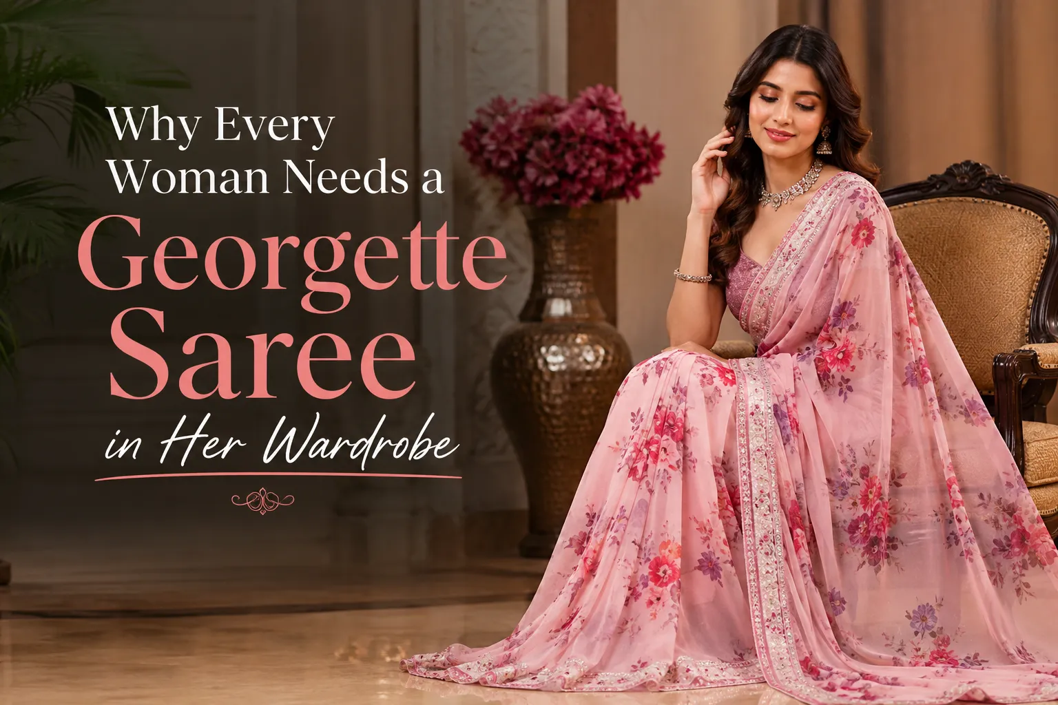 Why Every Woman Needs a Georgette Saree in Her Wardrobe