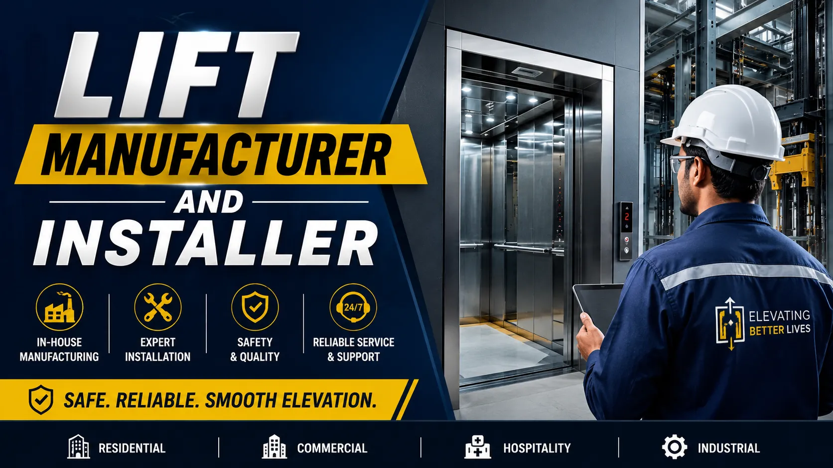Top Lift Manufacturer Providing Durable and Smart Elevators