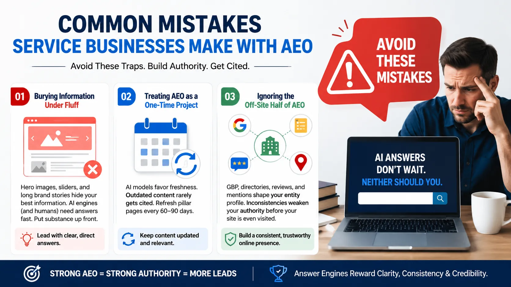 How Can Service-Based Businesses Build Authority with Answer Engine Optimization (AEO)?